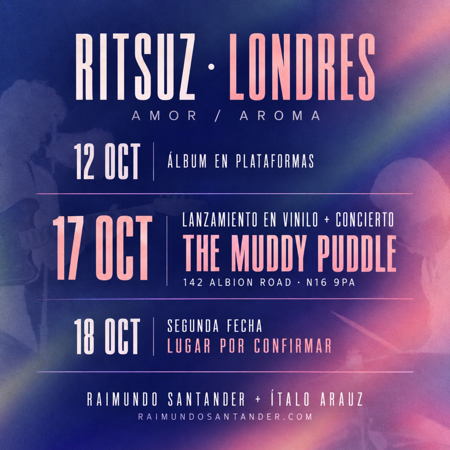 Ritsuz en Londres: lanzamiento de Amor / Aroma